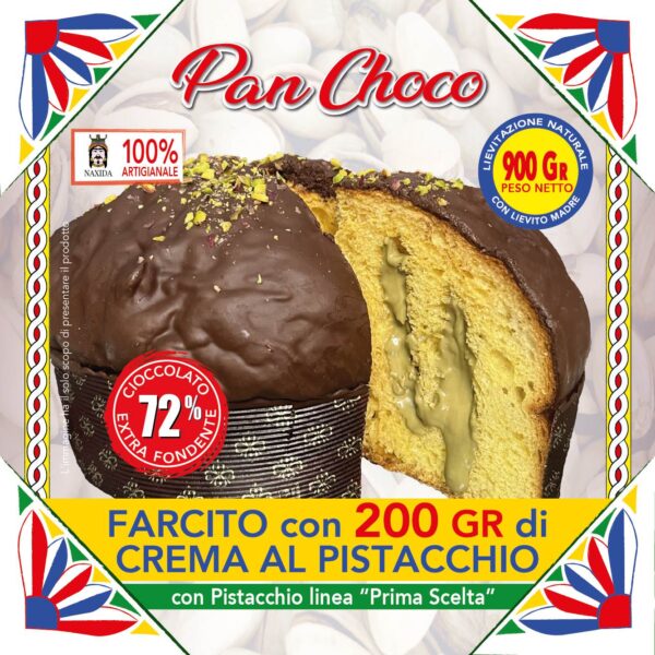 PanChoco - Farcito con 200 gr. di crema al Pistacchio - immagine 1