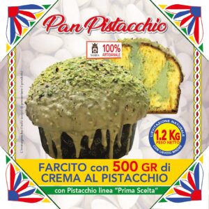 PanPistacchio 1.2Kg - Farcito con 500 gr. di crema al Pistacchio